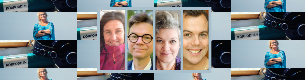 #4 – I fyra körsångares hjärtan med Camilla Ahlberg, Daniel Molthon Sundberg, Karin Leoson och Roland Engkvist